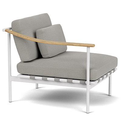 Around Deep Seating Sessel mit Teakarmlehne links