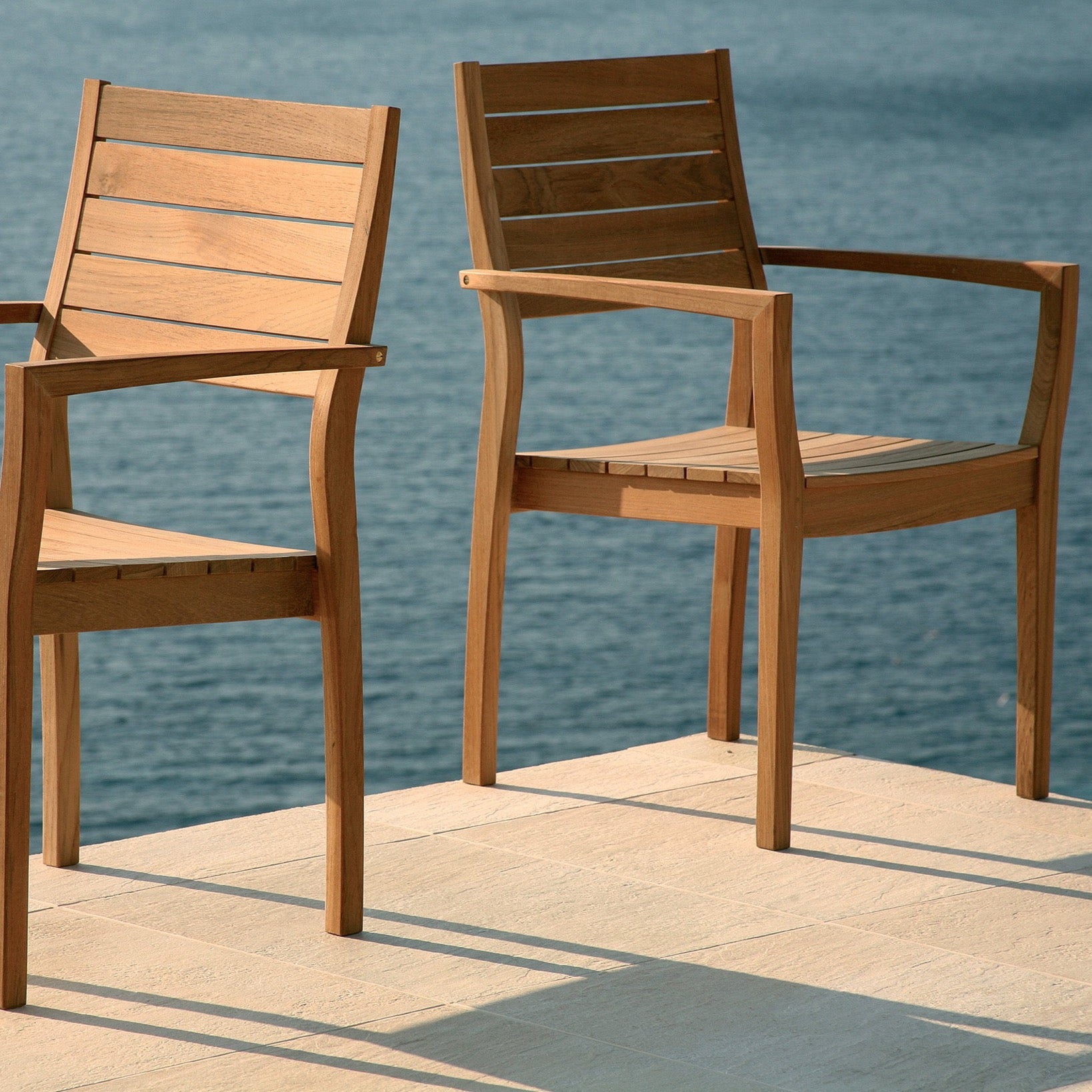 Horizon armchair teak