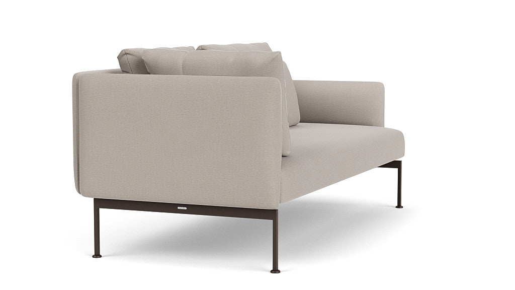 Layout Deep Seating Zweisitzer-Ecksofa mit niedriger Armlehne