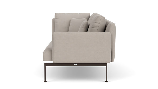 Layout Deep Seating Zweisitzer-Ecksofa mit niedriger Armlehne