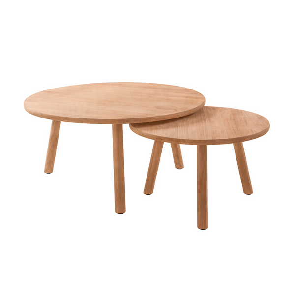 Traditional teak Marcella lounge table Ø63 cm