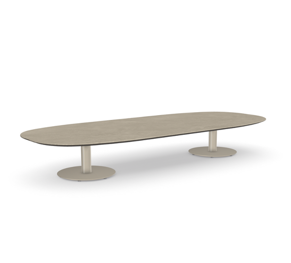 Tribù T-TABLE oval coffee table 240 cm