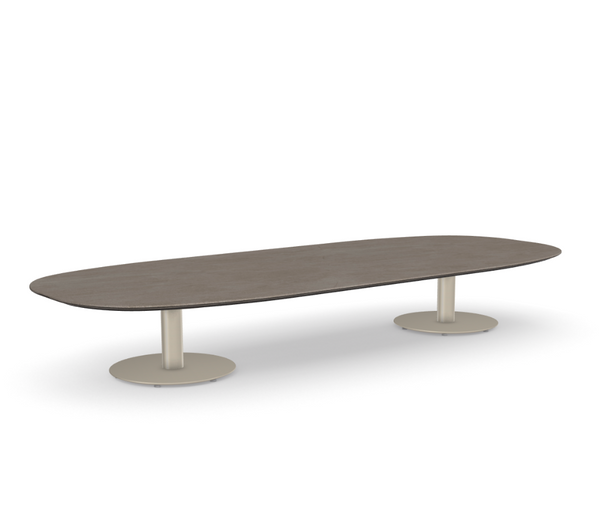 Tribù T-TABLE oval coffee table 240 cm