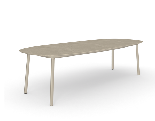 Table à manger basse ovale Tribù TOSCA 240 cm