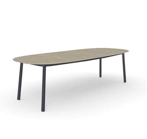 Table à manger basse ovale Tribù TOSCA 240 cm