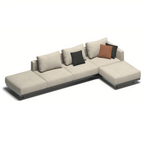 Todus Dongo modulares Eck-Loungesofa 362/184 cm