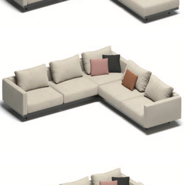 Todus Dongo modulares Eck-Loungesofa 274/274 cm