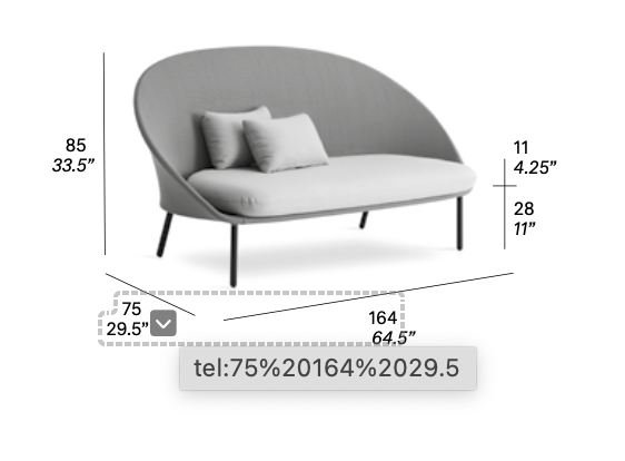 expormim Twins Sofa