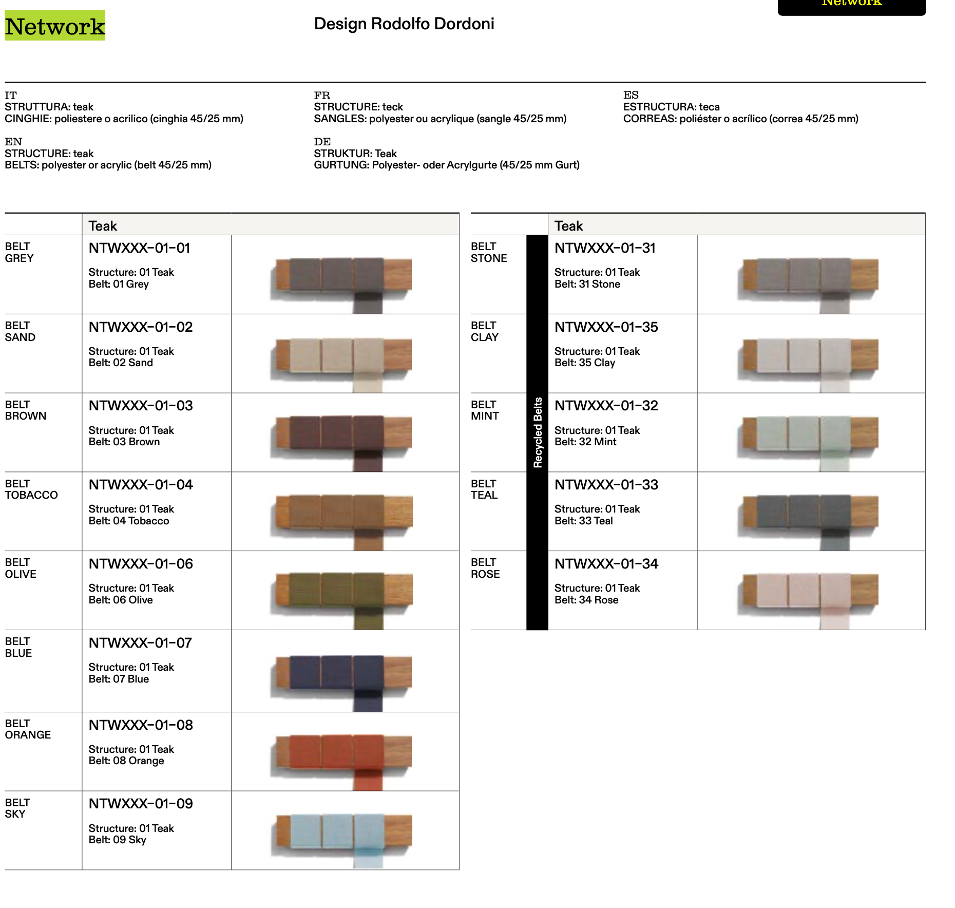 Roda Network Modulare Sofas