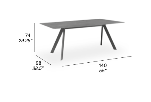 expormim Esstisch Atrivm 140 cm