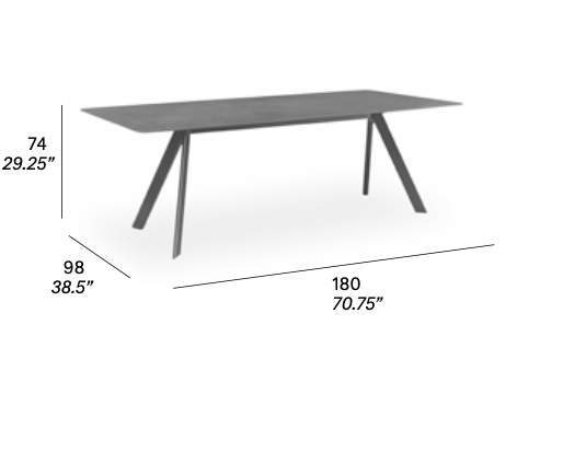 expormim Esstisch Atrivm 180 cm