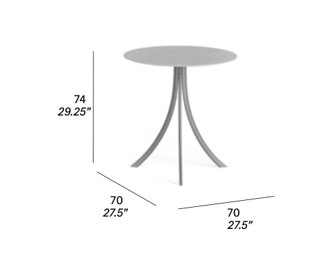 expormim Bistro-Tisch Ø70 cm