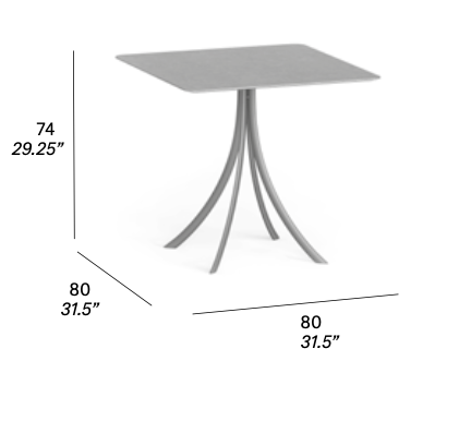 expormim Bistro-Tisch 80 cm