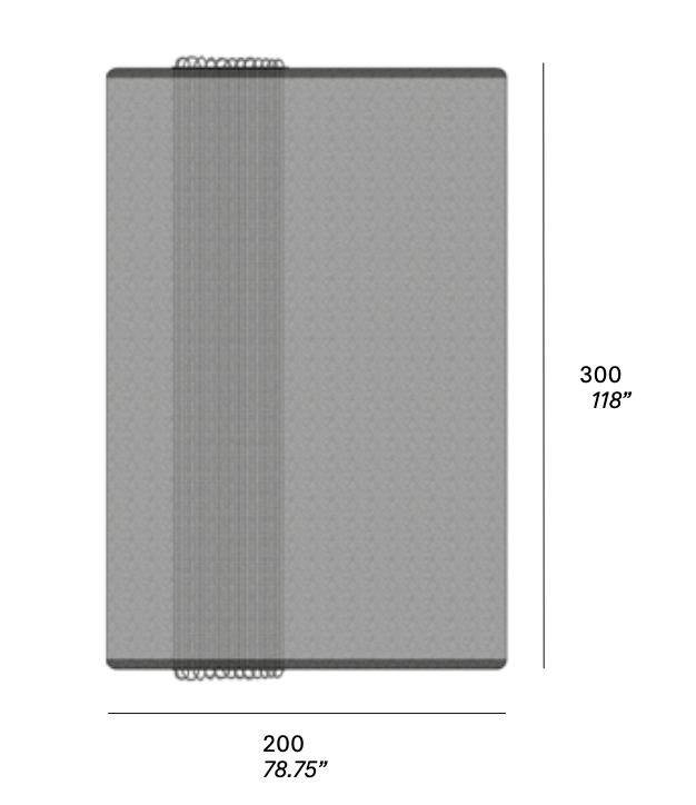 expormim rechteckiger Outdoorteppich Link 200x300 cm