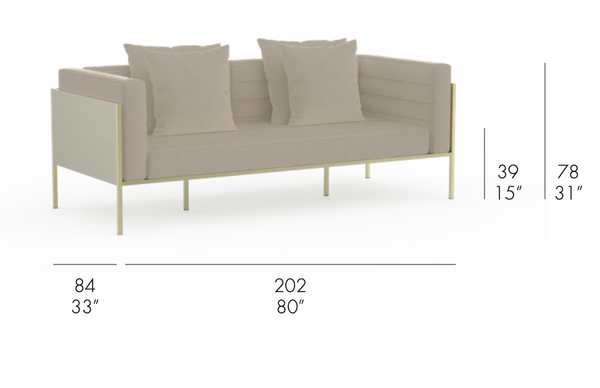 Gandia Blasco GB Modular Sofa 202cm