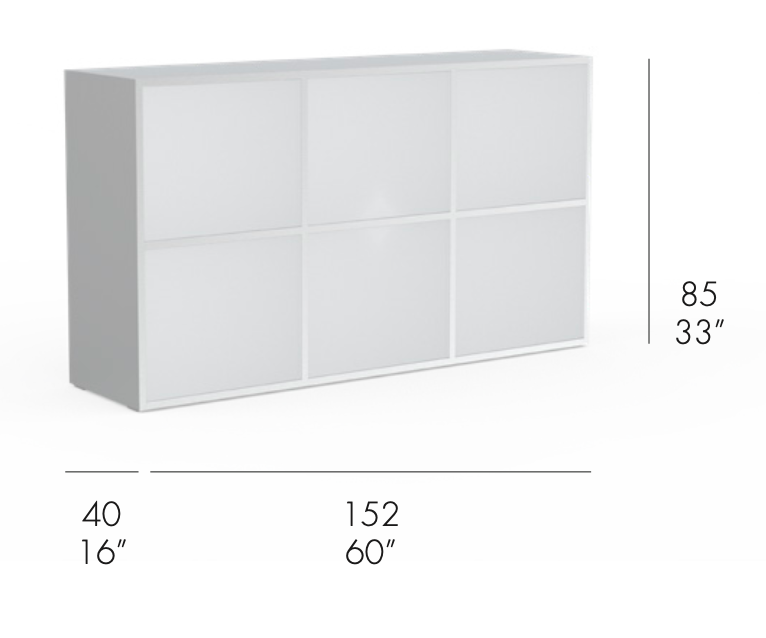 Gandia Blasco GB Modular Regalschrank