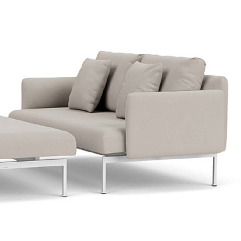 Layout Deep Seating Sofa 179 cm mit niedrigen Armlehnen