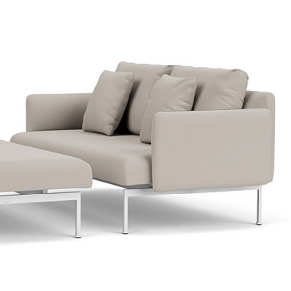 Layout Deep Seating Sofa 179 cm mit niedrigen Armlehnen