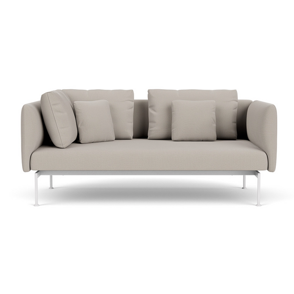 Layout Deep Seating Zweisitzer-Ecksofa mit hoher Armlehne