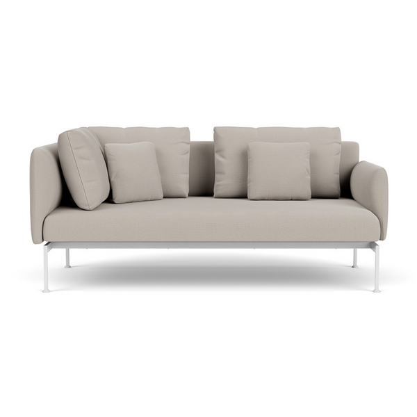 Layout Deep Seating Zweisitzer-Ecksofa mit niedriger Armlehne