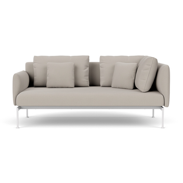 Layout Deep Seating Zweisitzer-Ecksofa mit niedriger Armlehne