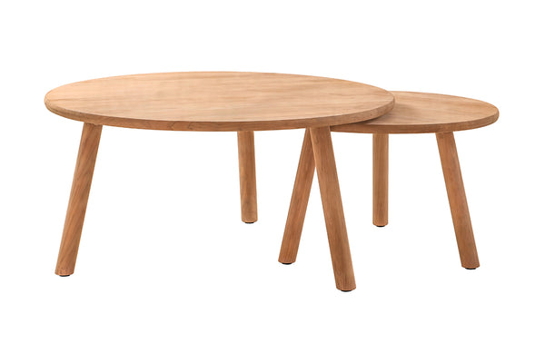 Traditional teak Marcella lounge table Ø63 cm