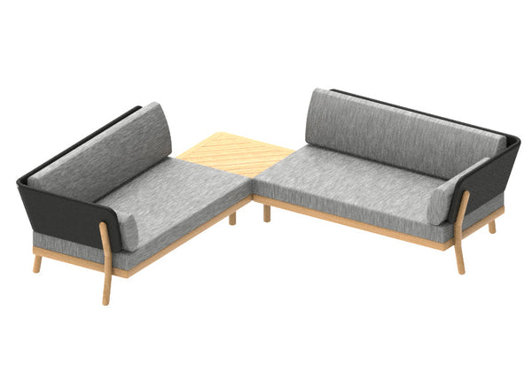 Traditional Teak Marcella Tisch modular