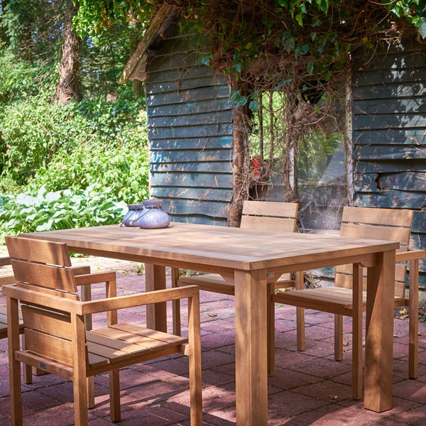 Traditional teak Maxima dining table 240 cm