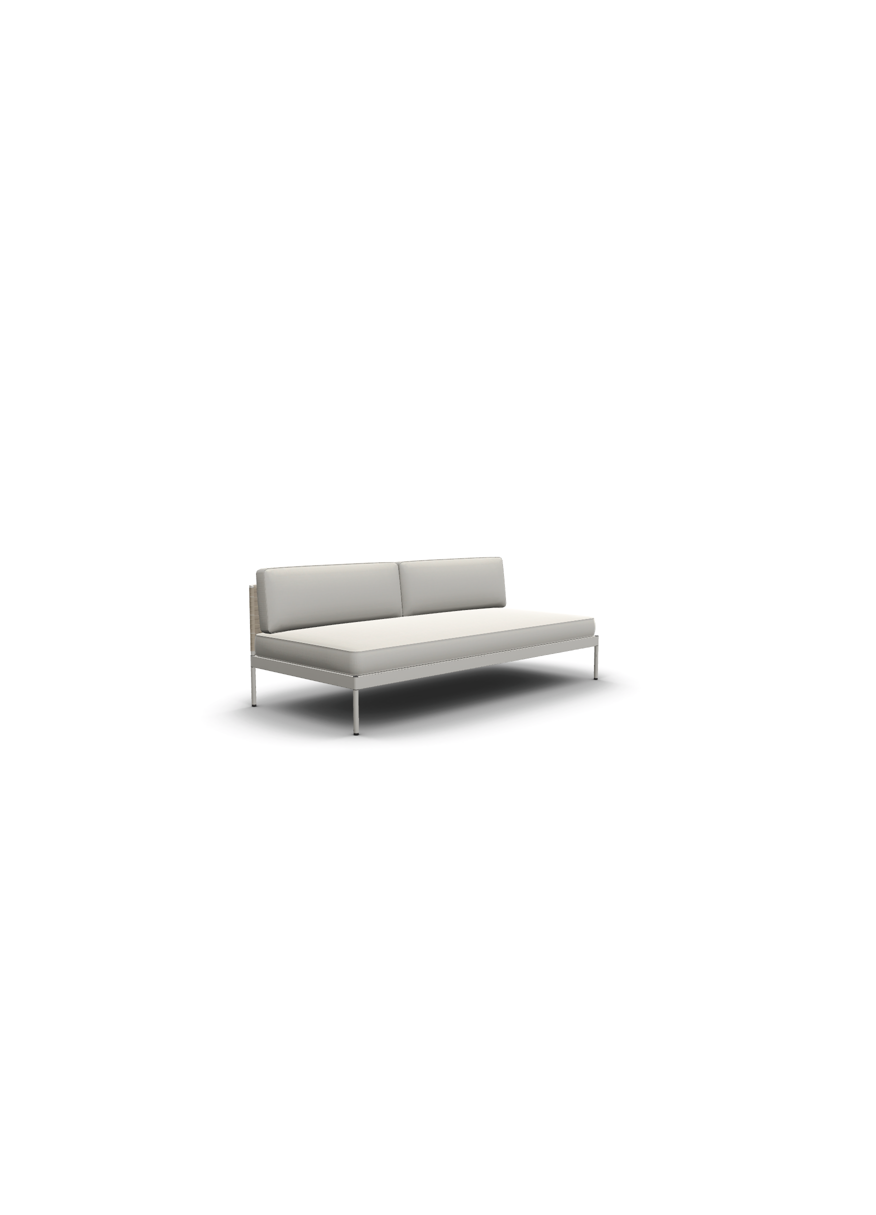 Roda Basket Sofa 3-Sitz 200x90x28 cm