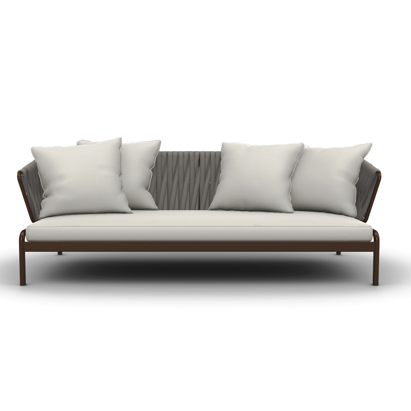 Roda Spool Sofa mit gepolstertem Gurt 236 cm