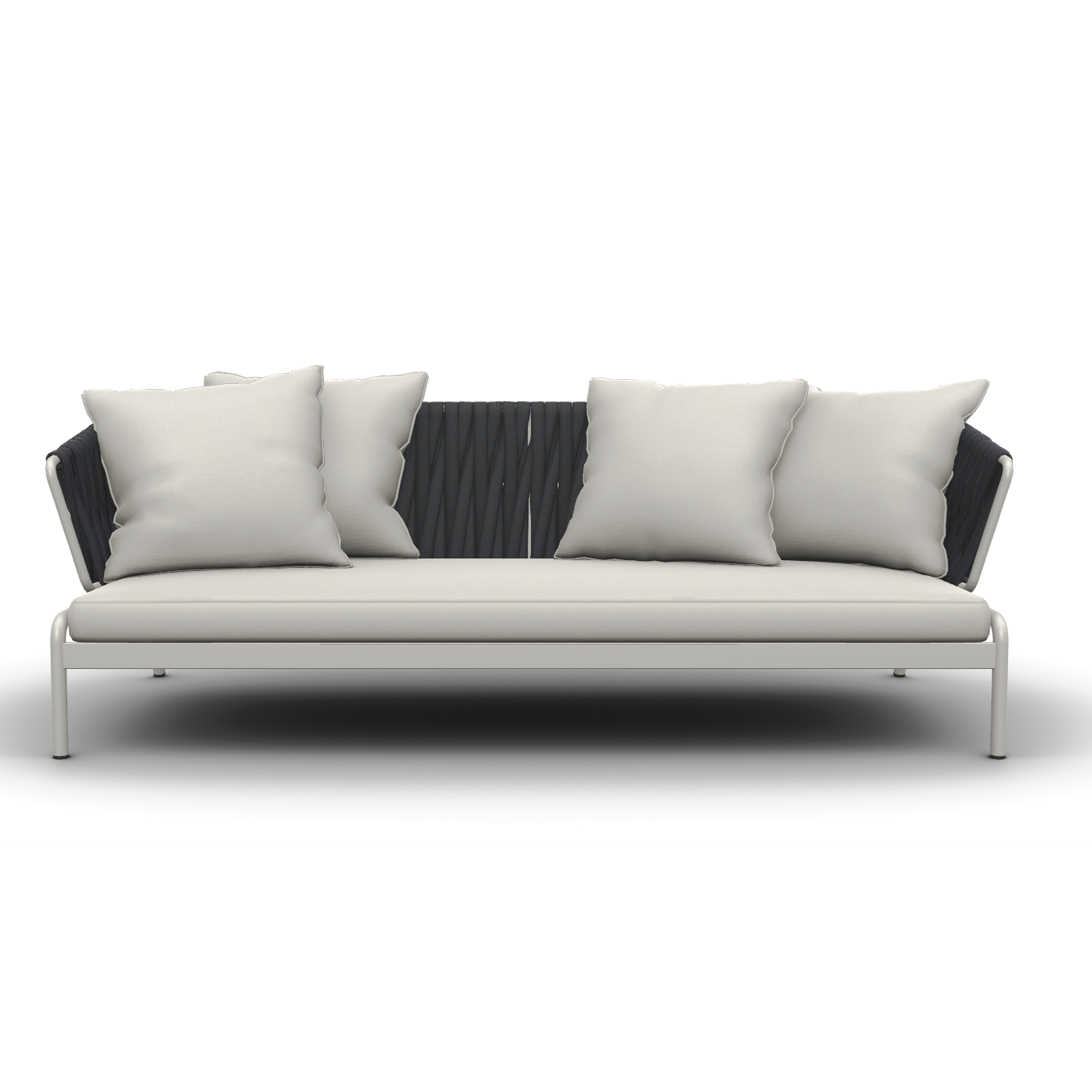 Roda Spool Sofa mit gepolstertem Gurt 236 cm