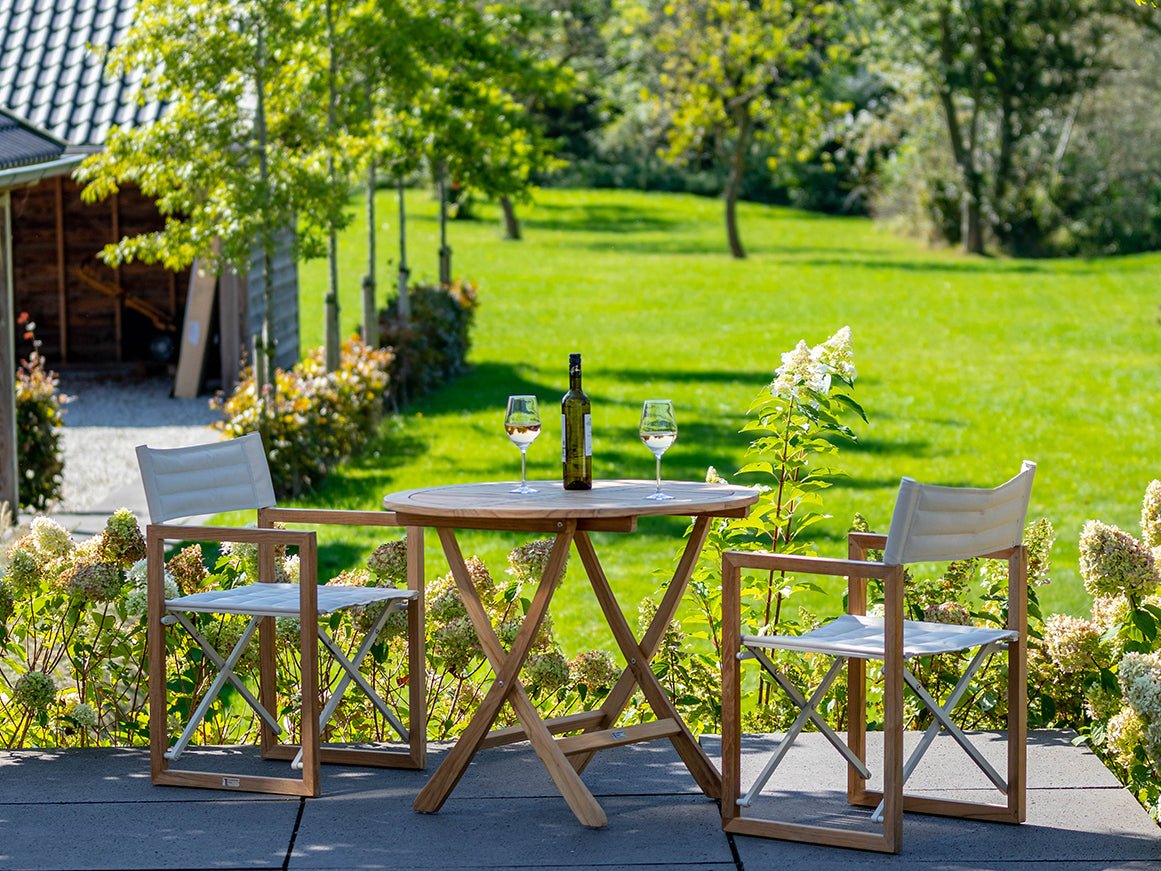 Fauteuil de réalisateur traditionnel Sofia en teck