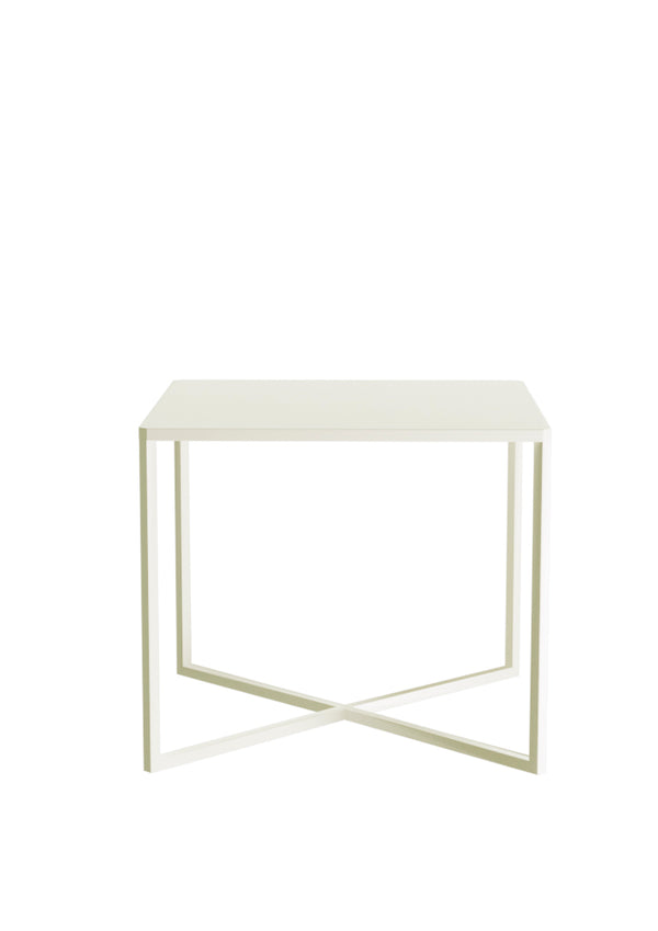 Tribù NATAL ALU square side table 40 cm 