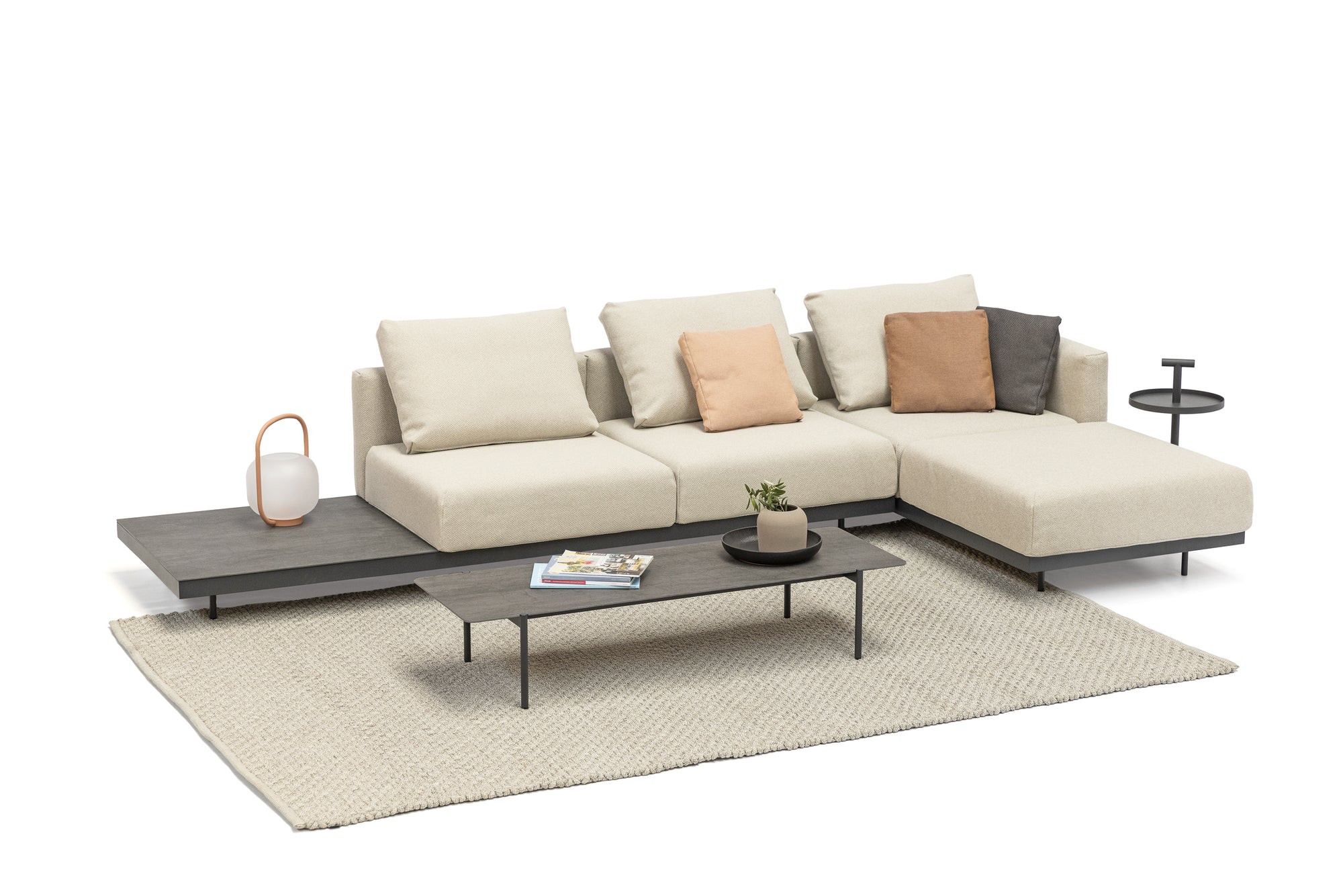 Todus Dongo modulares Sofa mit Tisch 361 cm