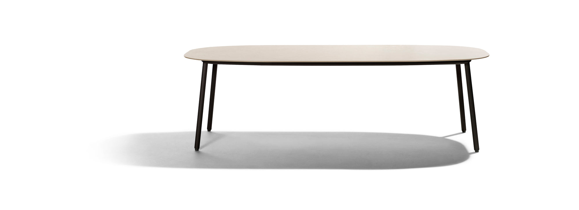 Table à manger basse ovale Tribù TOSCA 298 cm