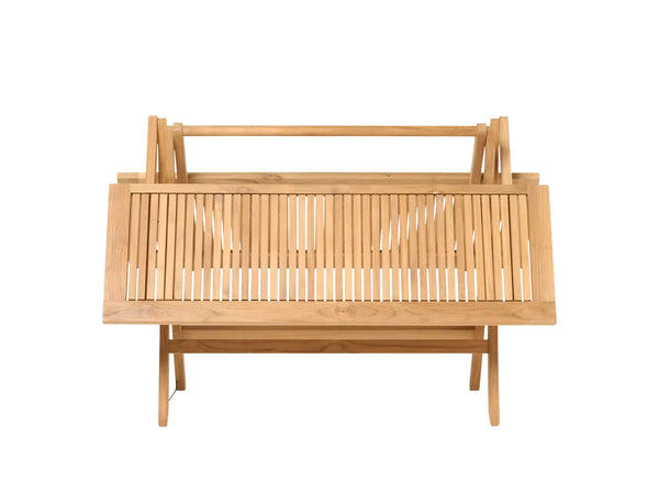 Traditional Teak Sofia Esstisch klappbar, Ø90 cm