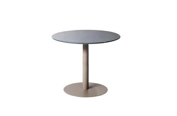 Tribù T-TABLE runder Esstisch leinen/ocean