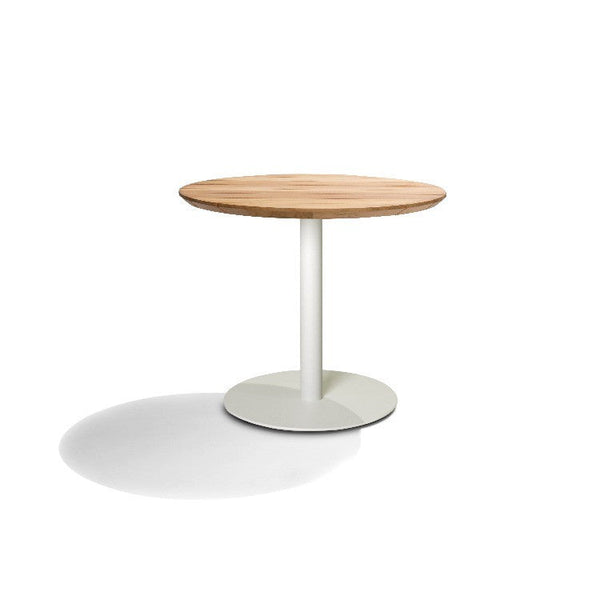 Tribù T-TABLE runder Esstisch weiß/teak