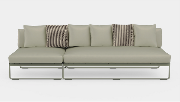 Gandia Blasco Flat Mittelsofa Sectional 3