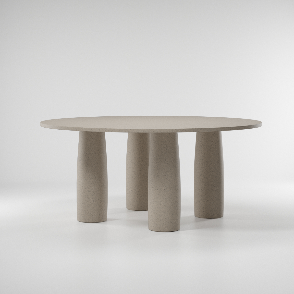 Kettal Il Colonnato dining table stone ø165 cm