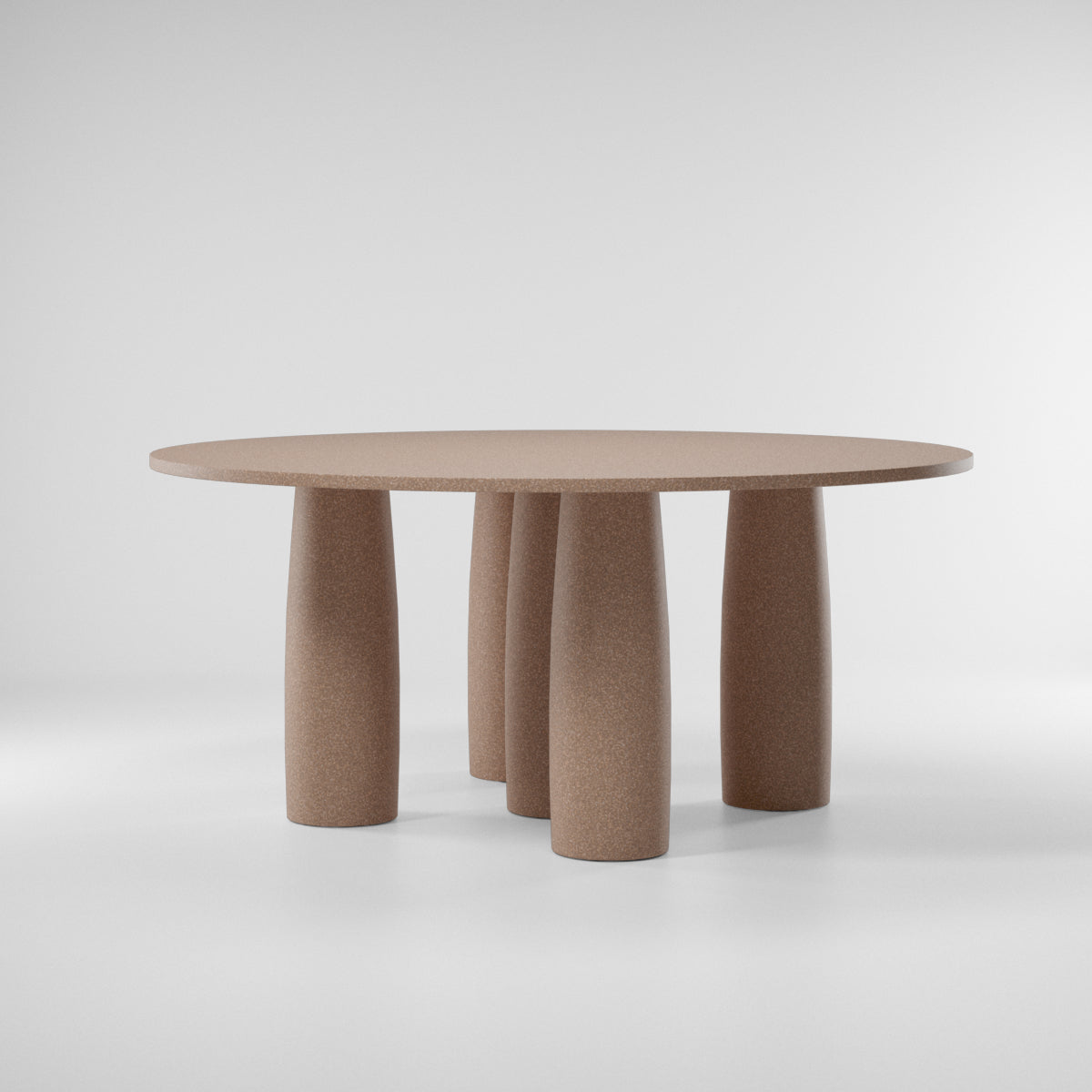 Kettal Il Colonnato dining table stone ø165 cm