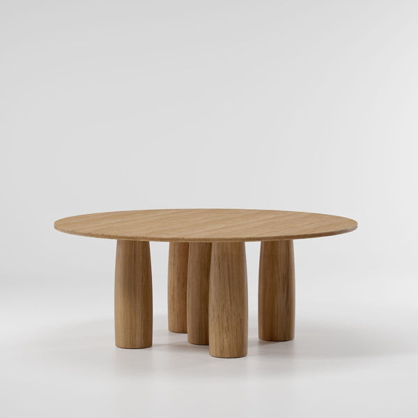 Kettal Il Colonnato table à manger teck ø165 cm