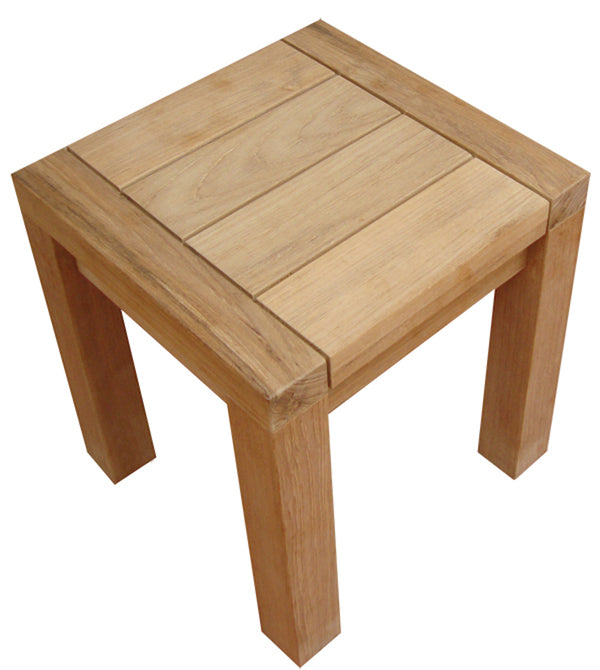 Tabouret traditionnel en teck Maxima