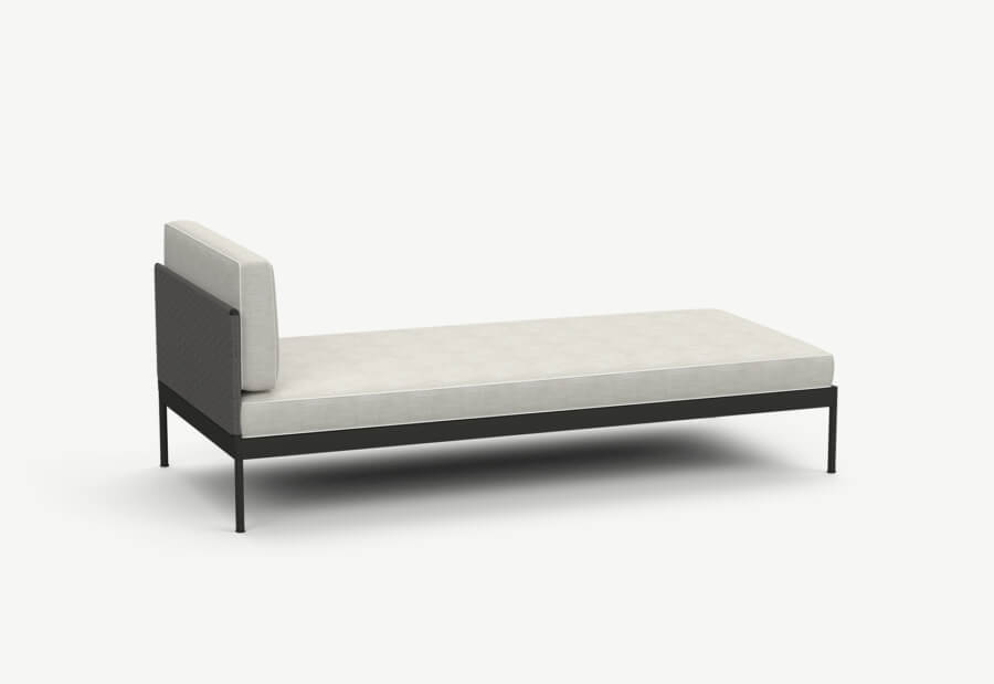 Roda Basket Sofa 3-Sitz 200x90x28 cm Seitenlehne