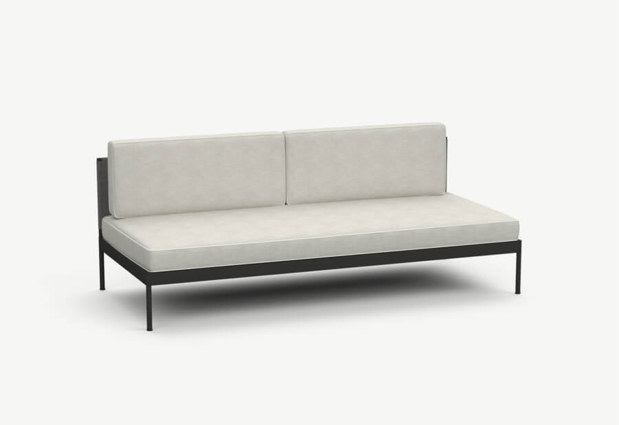 Roda Basket Sofa 3-Sitz 200x90x28 cm Rückenlehne