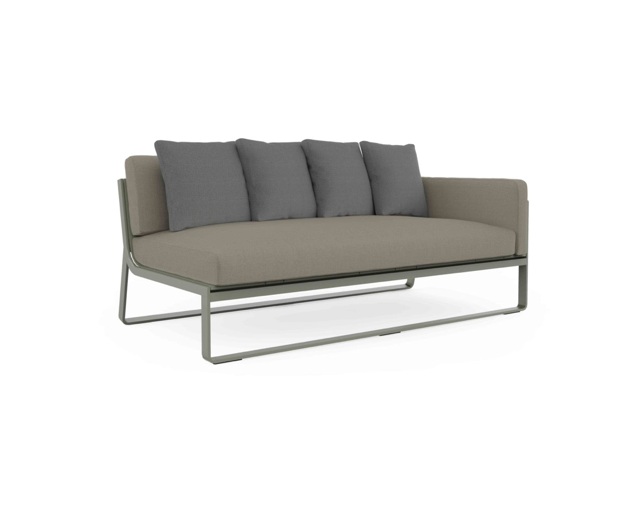 Gandia Blasco Flat Abschlusssofa Sectional 1 rechts