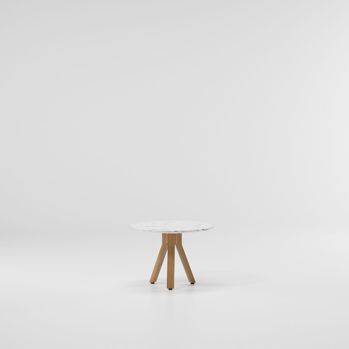 Kettal Vieques Side Table ø60 Teaklegs