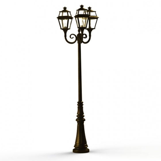 Roger Pradier PLACE DES VOSGES 2 Stehleuchte mit 3 Lampen gold