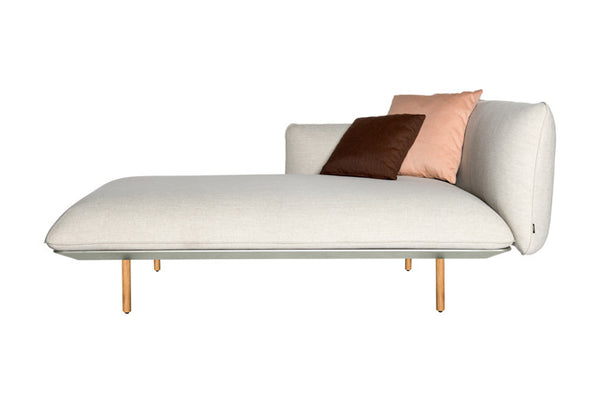 Tribù SENJA SOFA Meridienne leinen/teak