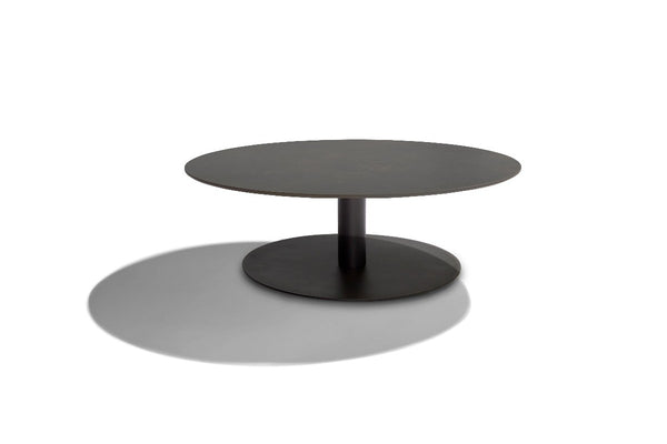 Tribù T-TABLE runder Kaffeetisch wengé/wengé